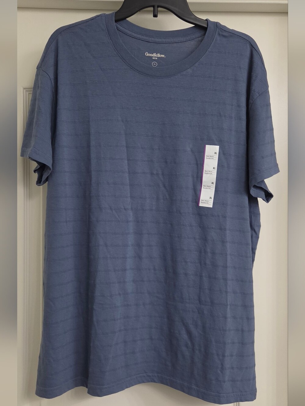 Goodfellow & Co Slate Blue Short-Sleeve Crewneck T-Shirt